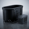 Cold Plunge Tub Bundle Designed for Recovery, 1/3HP Chiller, 148 Gallon Capacity, Built-In Pump & Filter
