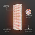 Red Light Therapy Panel Designed for Full Body Wellness, 7 Wavelengths, 480 Dual Chip LEDs, Remote Control