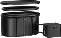 Ice Bath Chiller & Cold Plunge Tub Bundle, 1/3HP Cold Plunge Chiller with Built-In Pump & Filter, 148Gal Insulated Ice Bath Tub for Cold Therapy, Recovery, Muscle Relaxation & Wellness at Home